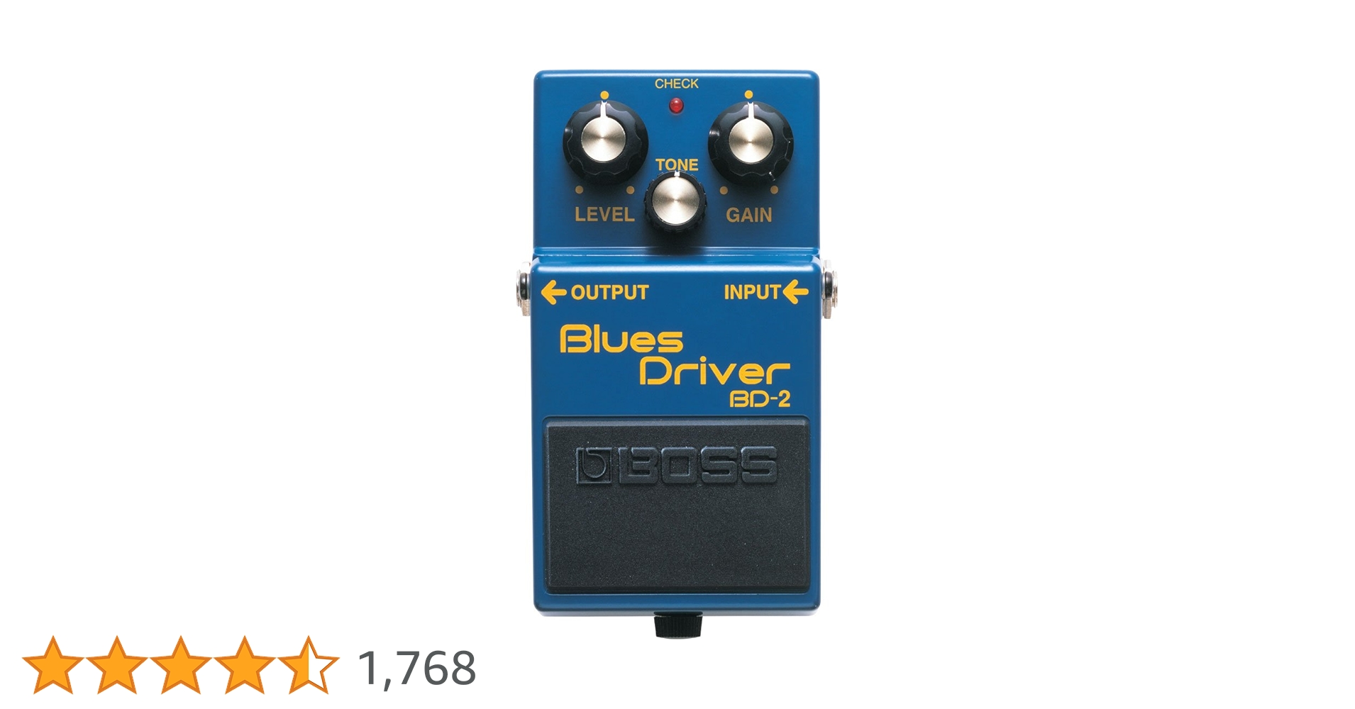 【BOSS】Blues D BD-2 BD-2 BLUES DRIVER 50TH ANNIVERSARY PEDAL | Tom Lee Music